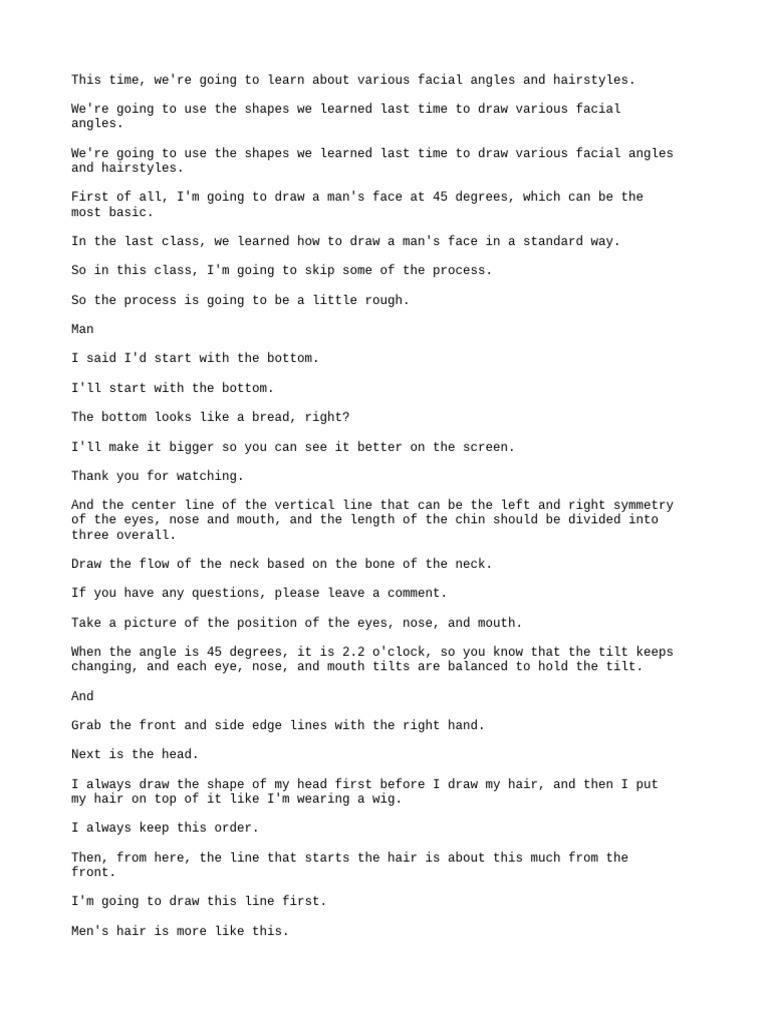 10 English Pdf Hairstyle Face