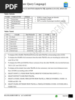 SQL (Structure Query Language)