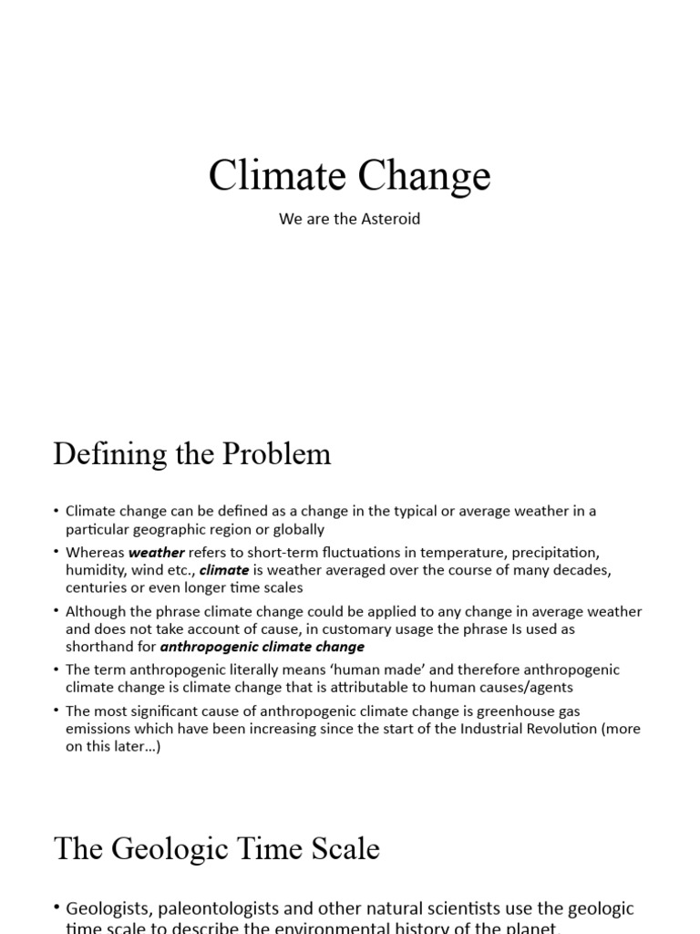 Climate Change | PDF | Climate Change | Greenhouse Gas