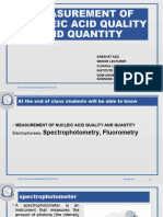2B. DETECTION OF NUCLEIC ACID - Spectrophotometer and Fluorometry