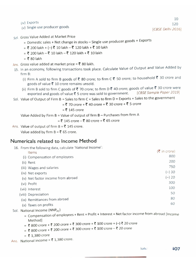 Income Method | PDF