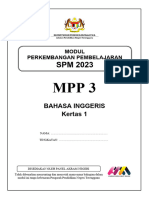 Bahasa Inggeris K1 Terengganu 2023