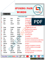 Confusing Pair Words Student
