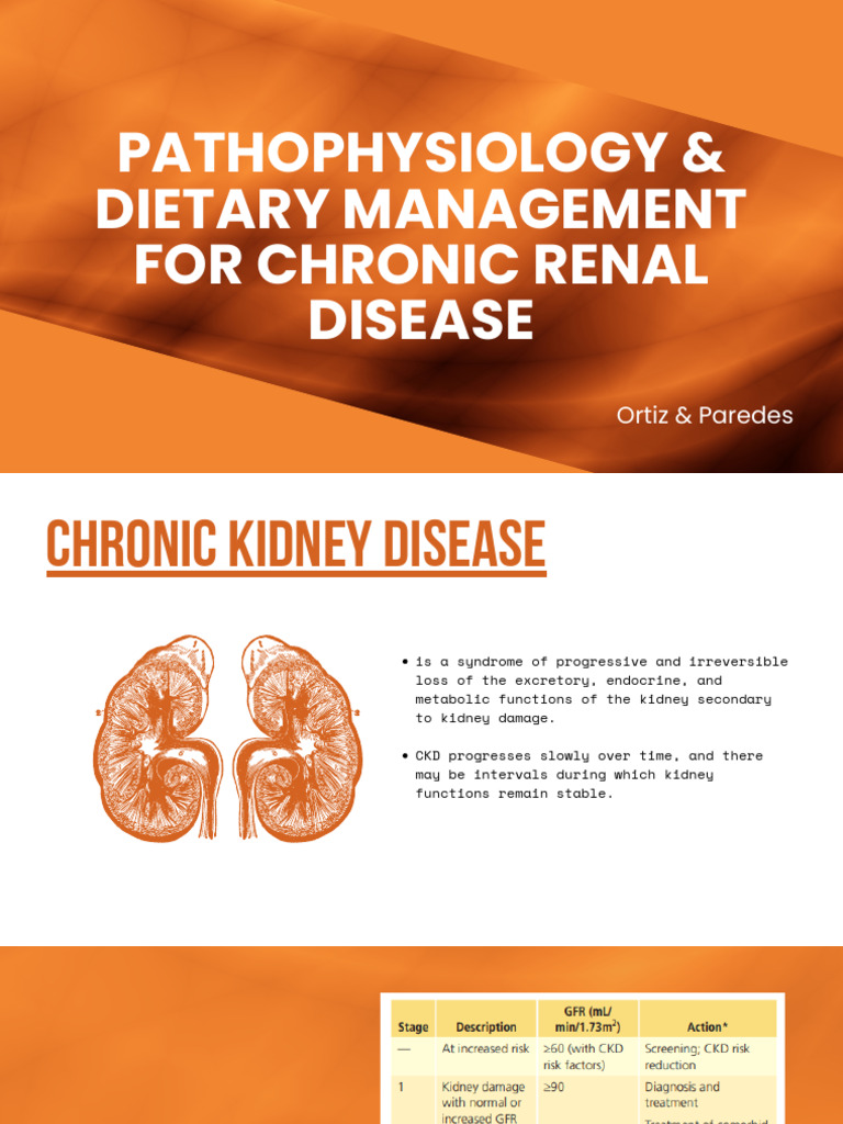 NUTRITION GUIDELINES FOR CHRONIC KIDNEY DISEASE intelligence overview