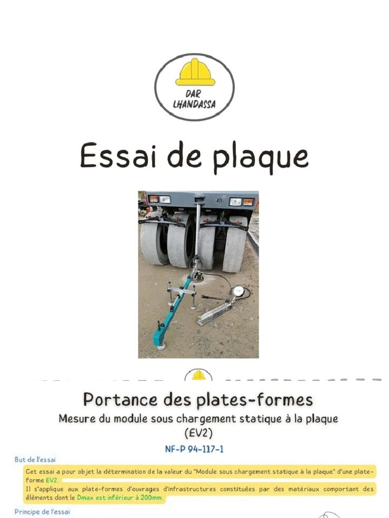 Essai de Plaque | PDF
