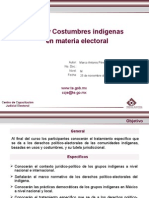 Usos y Costumbres Indigenas