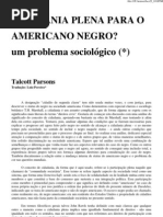 Parsons Cidadania Plena Para Americano Negro