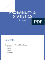 Probability Statistics Lecture 3