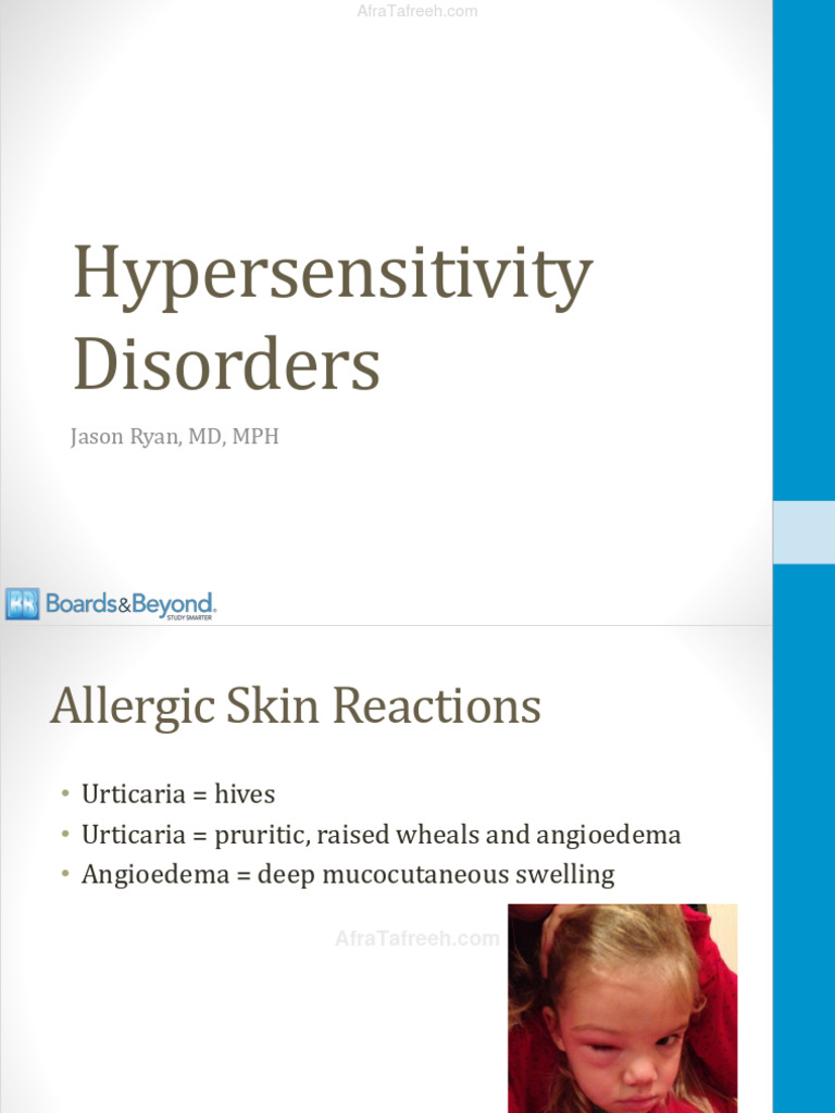 Understanding Hypersensitivity Disorders | PDF | Allergy | Dermatitis