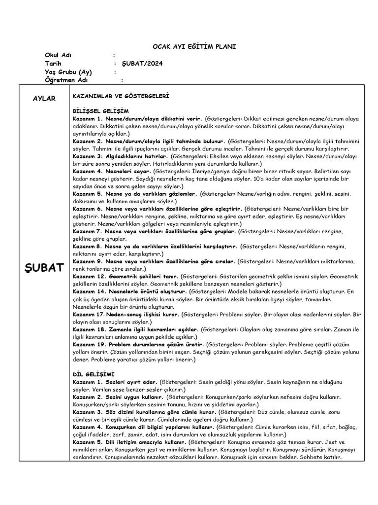 2024 subat ayi aylik plani anneninokulu 1 pdf