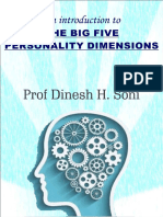 An Introduction To THE BIG FIVE PERSONALITY DIMENSIONS