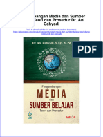 Full Download Pengembangan Media Dan Sumber Belajar Teori Dan Prosedur DR Ani Cahyadi Online Full Chapter PDF