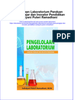 Full Download Pengelolaan Laboratorium Panduan para Pengajar Dan Inovator Pendidikan Sulistyani Puteri Ramadhani Online Full Chapter PDF