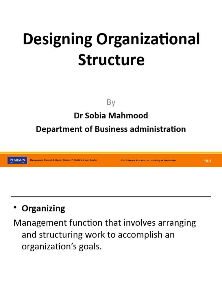 CH 11 Organization Structure and Design | PDF | Organizational ...
