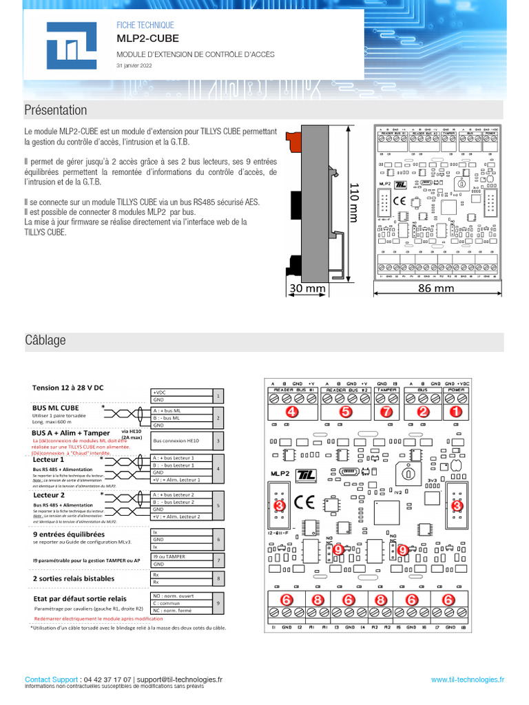 Module MLP2-CUBE pour TILLYS CUBE | PDF | Informatique | Technologies ...