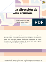 4.2. LA DIRECCIÓN DE UNA REUNIÓN C.H.