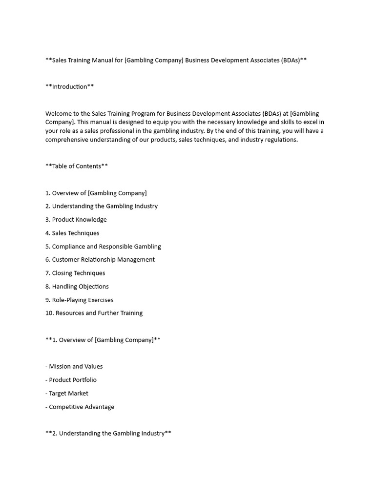 Sales Training Manual | PDF | Customer Relationship Management | Sales