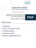 Programmation Linéaire