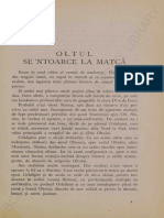 Caracostea, D., Oltul Se-Ntoarce La Matca, RFR, An.9, Nr.4, 1942, p.49-55