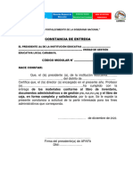 Constancia de Entrega Directivos 2022 Oficial