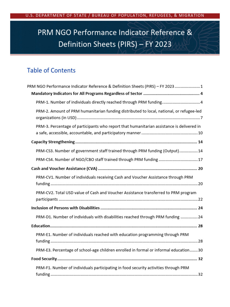 Performance Indicators | PDF | Money | Wash