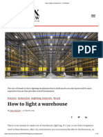 How To Light A Warehouse - Lux Review