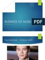 Week 1 - 2024 - Business of Music