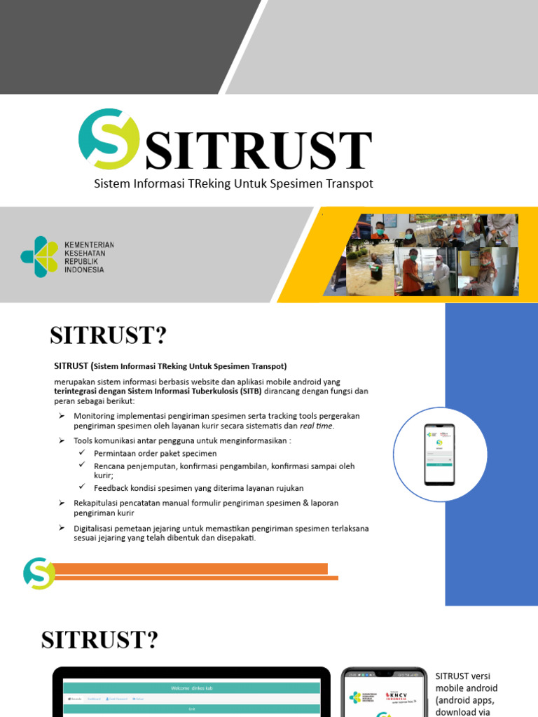 Sistem Informasi SITRUST untuk Spesimen | PDF
