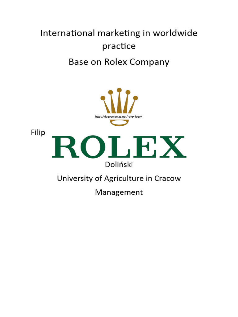 Evaluating Rolex's Luxury Brand Strategy | PDF | Brand | Swot Analysis