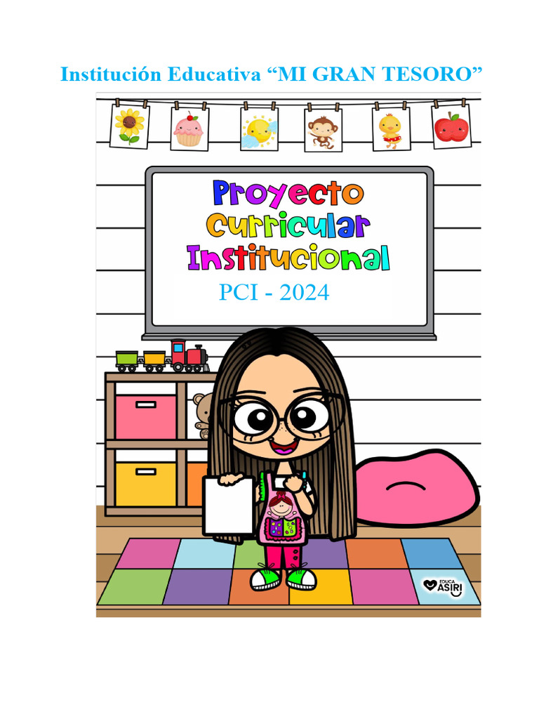 Proyecto Curricular Institucional 2024 | PDF | Plan de estudios ...
