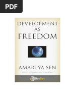Development as Freedom by Amartya Sen | PDF | Economics | Economic ...