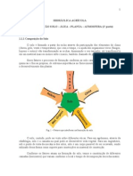 Unidade I - Relação Solo - Água - Planta - Atmosfera