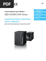 MD-X2000/2500 Series: Specifications | PDF | Laser