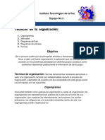 Tecnicas de Organización Escrito