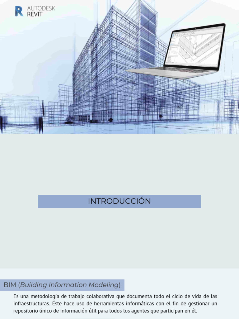 Introducción a BIM y Revit | PDF | Autodesk Revit | Ingeniería de software