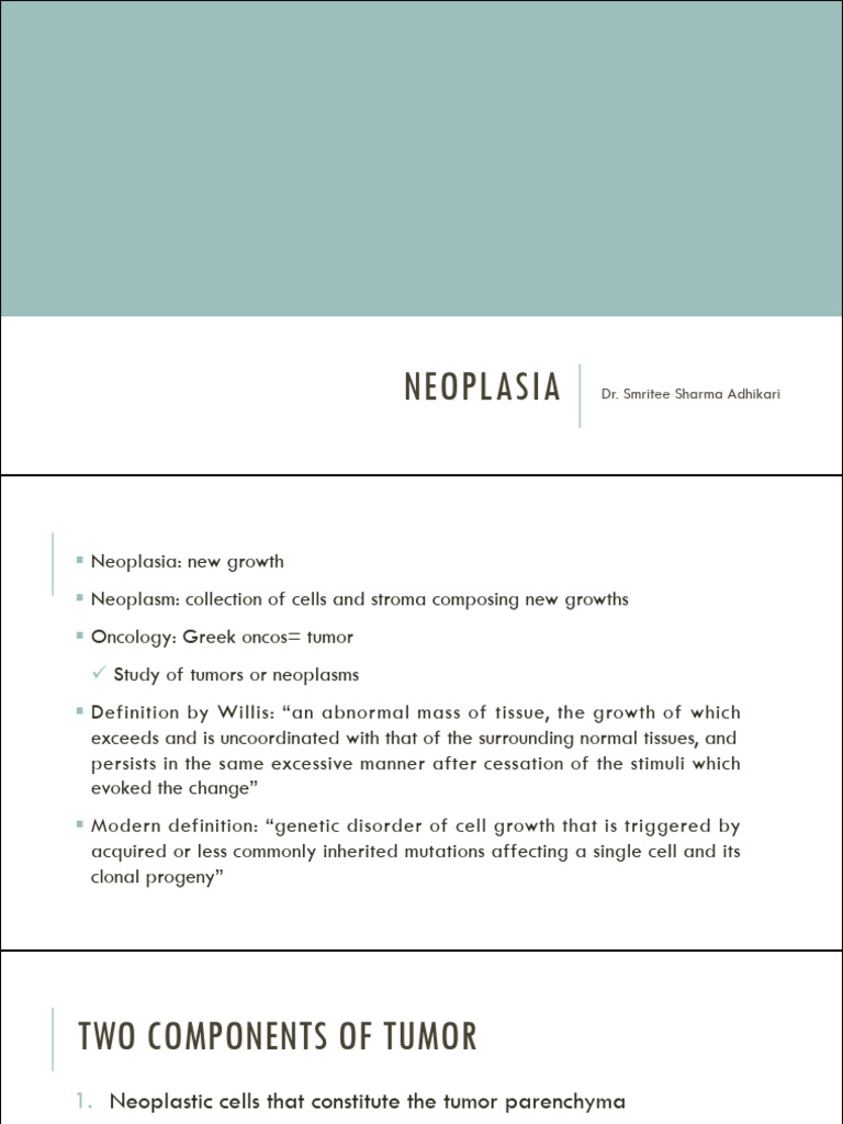 Neoplasia Pdf Neoplasms Epithelium