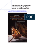 full download Praktik Hukum Umar Bin Al Khattab Dan Peluang Implementasinya Di Negara Hukum Indonesia Dr St Halimang M H I online full chapter pdf 