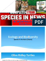 Species in News (Fauna)