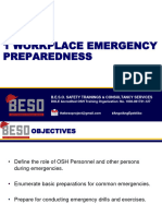 Module 6 - 1 Workplace Emergency Preparedness