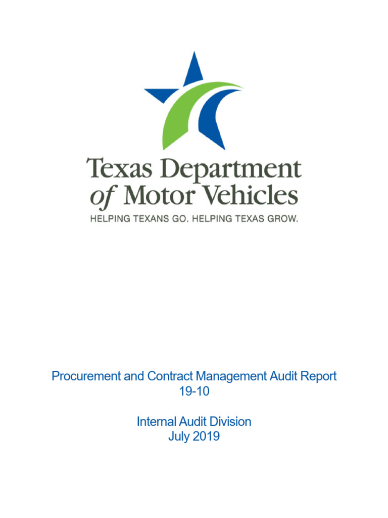 Procurement and Contract Audit Findings | PDF | Procurement | Audit