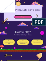 Purple Illustrative Pixel Art Game Presentation