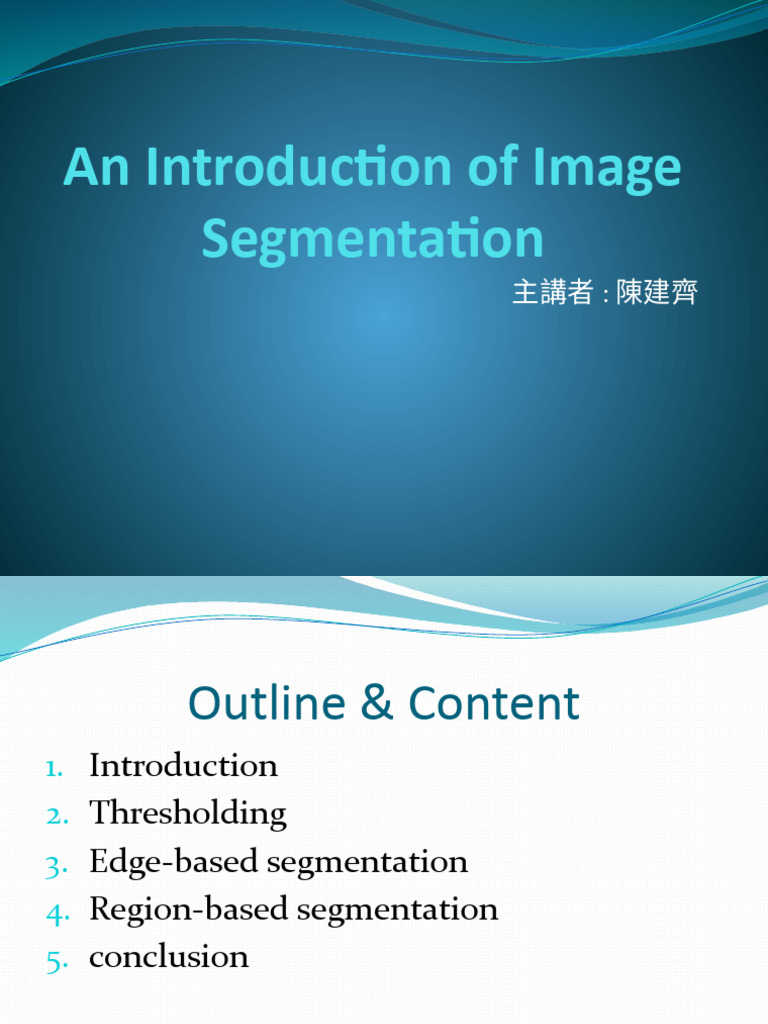 Image Segmentation | PDF | Image Segmentation | Signal Processing