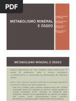 Metabolismo Mineral e Ósseo