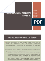 Metabolismo Mineral e Ósseo