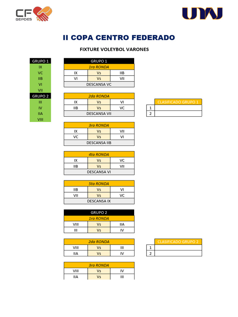 Fixture Ii Copa CF | PDF | Historia