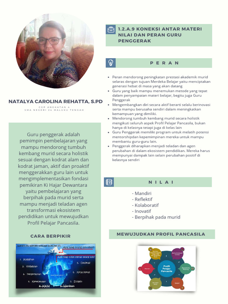 Peran Guru Penggerak dalam Pendidikan | PDF | Karier & Perkembangan ...