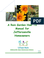 Indiana; A Rain Garden How-To Manual for Jeffersonville Homeowners - City of Jeffersonville