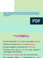 1 - Fábula