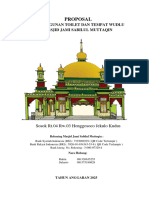 Proposal Wudlu & Tolet Masjid Masjid Sabilul Muttaqin
