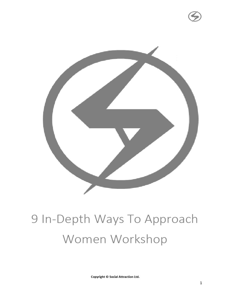 9 In-Depth Ways To Approach Women | PDF | Attention